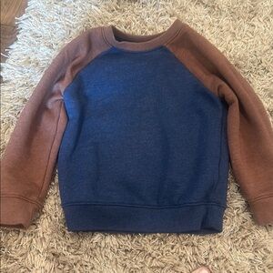 Cat & Jack Blue and Brown Kids Sweater